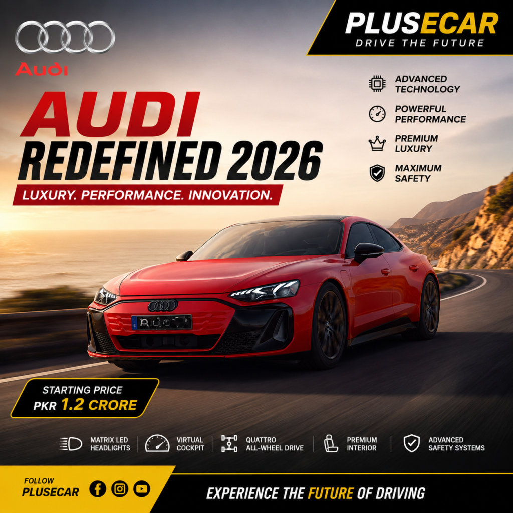 Explore Audi Redefined 2026 with advanced features, luxury design, cutting-edge technology, and updated prices. Discover why Audi remains a symbol of premium performance and innovation in Pakistan.