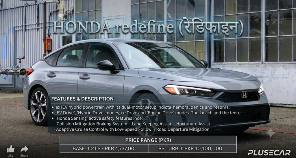 Explore how Honda Redefined is transforming mobility with cutting-edge e:HEV hybrid technology, Honda Sensing safety suites, refined design, complete features, detailed specs, and prices.