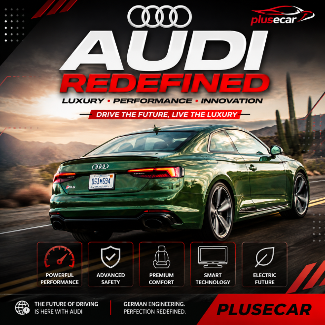 Audi Redefined brings advanced technology, luxury design, and powerful performance together. Explore Audi features, specifications, and latest prices in Pakistan for 2026 models.