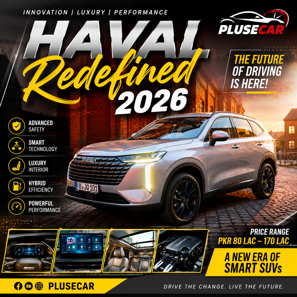 Explore HAVAL Redefined 2026 with advanced features, smart technology, luxury design, and updated prices. Complete details, specifications, and feature comparison tables included