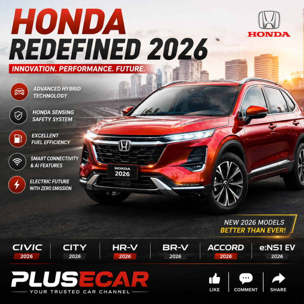 Honda Redefined 2026 brings advanced hybrid engines, electric vehicles, smart technology, and enhanced safety features with detailed specifications, pricing tables, and complete model comparisons for modern drivers.